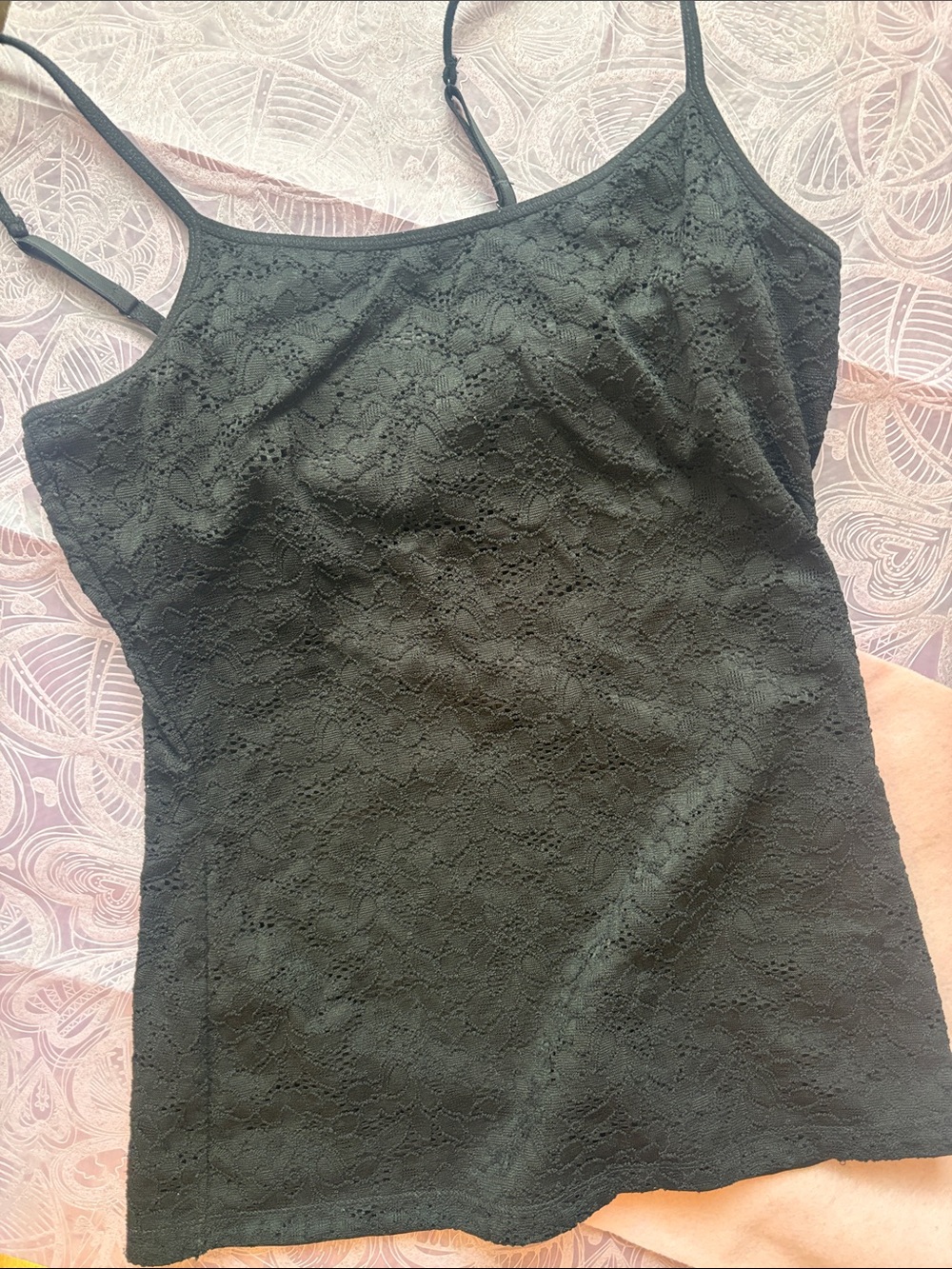 Express Black Lace Tank Top
